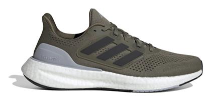 Pureboost 23 Ανδρικά Running Olive Strata / Core Black / Halo Silver Adidas