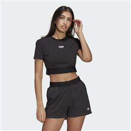 Adidas R.Y.V. Κοντομάνικη Γυναικεία Αθλητική Μπλούζα σε Μαύρο χρώμα από το Asos