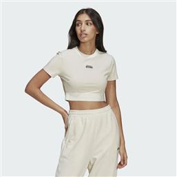 Adidas R.Y.V. Κοντομάνικο Crop Top Λευκό από το Asos