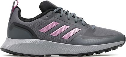 Adidas Runfalcon 2.0 Γυναικεία Αθλητικά Παπούτσια Running Grey Five / Cherry Metallic / Grey Six