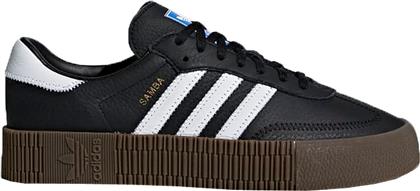 Adidas Sambarose Γυναικεία Flatforms Sneakers Μαύρα από το Epapoutsia