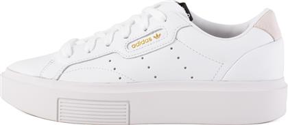 Adidas Sleek Super Γυναικεία Flatforms Sneakers Λευκά από το Outletcenter