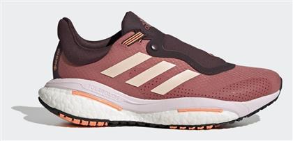 Solar Glide 5 Γυναικεία Αθλητικά Παπούτσια Running Αδιάβροχα με Μεμβράνη Gore-Tex Wonder Red / Bliss Orange / Beam Orange Adidas