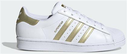 Adidas Superstar Γυναικεία Sneakers Cloud White / Gold Metallic από το Outletcenter