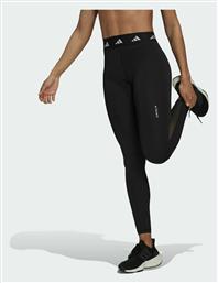 Techfit Γυναικείο Μακρύ Κολάν Ψηλόμεσο Μαύρο Adidas