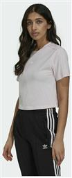Tennis Luxe Κοντομάνικο Crop Top Ροζ Adidas