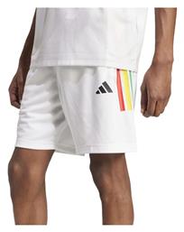 adidas Tiro Ανδρική Βερμούδα White, Grey One, Vivid Red - Adidas