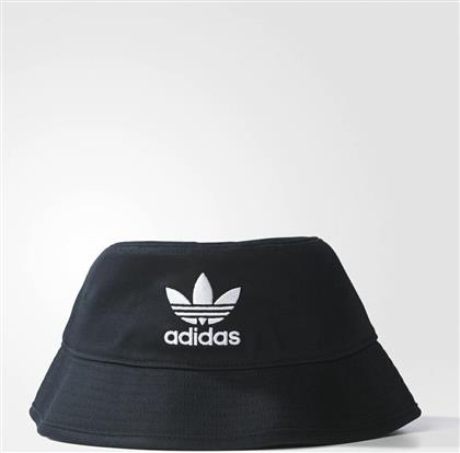 Adidas Trefoil Υφασμάτινo Ανδρικό Καπέλο Στυλ Bucket Black / White AJ8995 από το Cosmos Sport