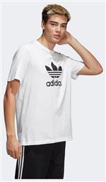 Trefoil Ανδρικό T-shirt Κοντομάνικο Λευκό Adidas από το New Cult
