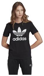 Trefoil Γυναικείο Αθλητικό T-shirt Μαύρο Adidas