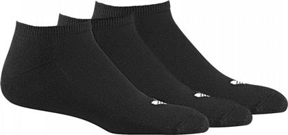 Adidas Trefoil Liner Αθλητικές Κάλτσες Μαύρες 3 Ζεύγη