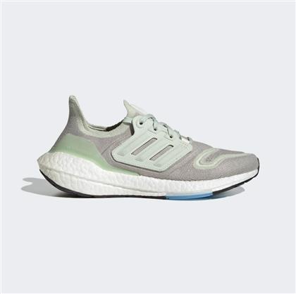 Ultraboost 22 Γυναικεία Αθλητικά Παπούτσια Running Metal Grey / Linen Green / Off White Adidas