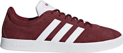 Adidas VL Court 2.0 Unisex Sneakers Μπορντό από το MybrandShoes