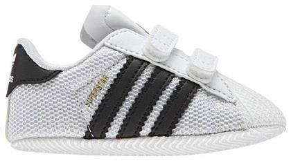 Adidas Βρεφικά Sneakers Αγκαλιάς Λευκά Superstar από το Epapoutsia