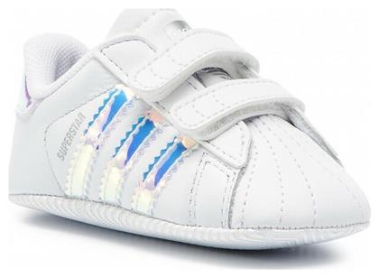 Adidas Βρεφικά Sneakers Αγκαλιάς Λευκά Superstar από το Epapoutsia