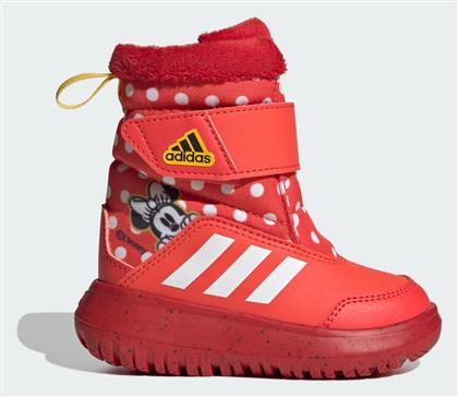 Winterplay x Disney Παιδικά Μποτάκια με Σκρατς Bright Red / Cloud White / Better Scarlet Adidas