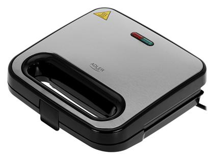 AD 3076 1000W για 2 Τοστ Μαύρη Adler