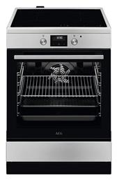 Ελεύθερη με Επαγωγικές Εστίες Inox CIB6443BBM AEG
