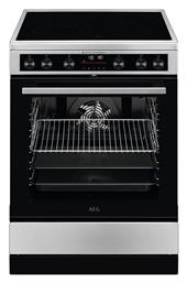 Ελεύθερη με Κεραμικές Εστίες Inox CCB6693APM AEG