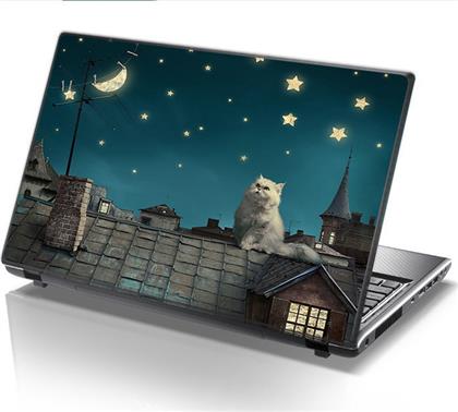 Αυτοκόλλητο Laptop NIGHT CAT από το Sticky