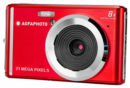 DC5200 21MP Οπτικό Ζουμ 8x Κόκκινη AgfaPhoto