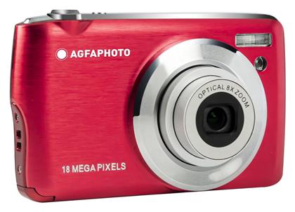 Realishot DC8200 18MP Full HD (1080p) Οπτικό Ζουμ 8x Κόκκινη AgfaPhoto