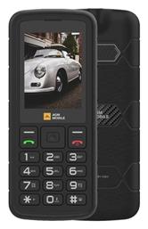 M9 Dual SIM Ανθεκτικό Κινητό με Μεγάλα Κουμπιά (Ελληνικό) Μαύρο AGM