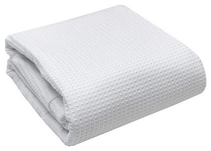 Μονή Κουβέρτα Ξενοδοχείου Πικέ Λευκή 160x255cm Aithrio