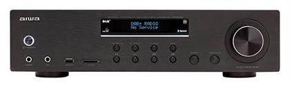 AMR-200DAB/BK Τελικός Ενισχυτής Hi-Fi Stereo 100W/4Ω Μαύρος Aiwa