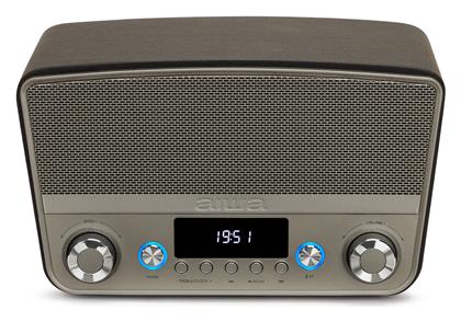 BSTU-750BΚ Επιτραπέζιο Ραδιόφωνο Ρεύματος με Bluetooth και USB Μαύρο Aiwa