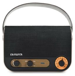 RBTU-600 Φορητό Ραδιόφωνο Επαναφορτιζόμενο με Bluetooth και USB Μαύρο Aiwa