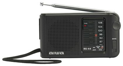 RS-44 Ραδιοφωνάκι Μπαταρίας Μαύρο Black Aiwa