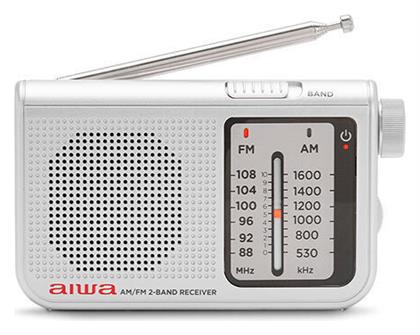 RS-55 Ραδιοφωνάκι Μπαταρίας Ασημί Aiwa
