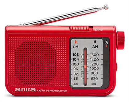 RS-55 Ραδιοφωνάκι Μπαταρίας Κόκκινο Aiwa