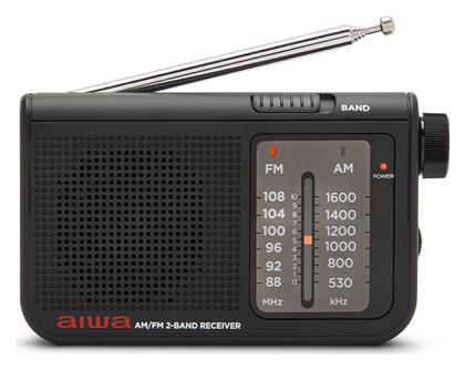 RS-55 Ραδιοφωνάκι Μπαταρίας Μαύρο Aiwa