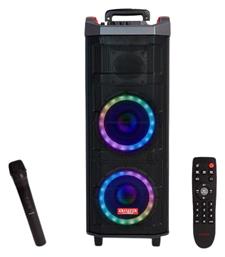 Σύστημα Karaoke με Ασύρματo Μικρόφωνo KBTUS-608 80W σε Μαύρο Χρώμα Aiwa