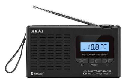 APR-600 Φορητό Ραδιόφωνο Επαναφορτιζόμενο με Bluetooth Akai
