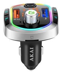 FM Transmitter Αυτοκινήτου με Bluetooth Akai