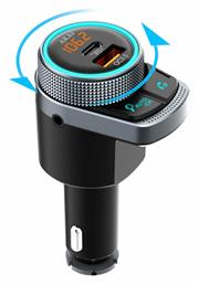 FM Transmitter Αυτοκινήτου με Bluetooth USB & USB Type-C Akai