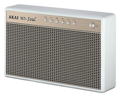 M3-Soul Bluetooth 20W έως 15 ώρες Λευκό Akai