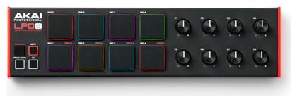 Midi Controller LPD-8-MK2 σε Μαύρο Χρώμα Akai