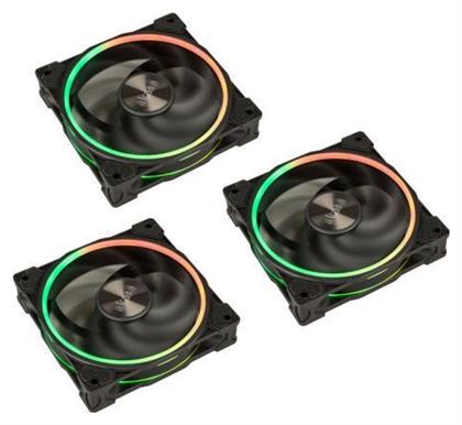 SOHO AR Kit Case Fan 120mm με ARGB Φωτισμό και Σύνδεση 4-Pin PWM 3τμχ Akasa