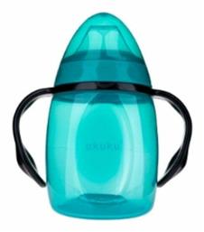 Εκπαιδευτικό Ποτηράκι Με Χερούλια 280ml Turquoise Akuku