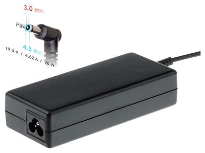 Φορτιστής Laptop 90W 19.5V 4.62A για HP χωρίς Καλώδιο Τροφοδοσίας Akyga