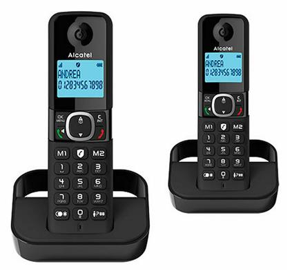 F860 Duo με Ελληνικό Μενού Μαύρο Alcatel