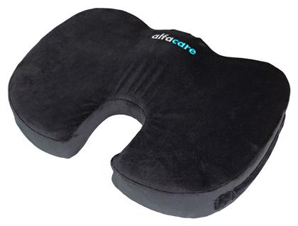 Economy Μαξιλάρι Καθίσματος για Κόκκυγα με Memory Foam & Οπή 44x37x7cm σε Γκρι χρώμα AC-727 Alfa Care