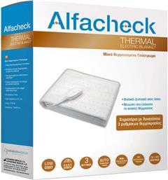 Alfacheck Thermal Μονό Ηλεκτρικό Υπόστρωμα Πλενόμενο Λευκό 60W 80x150εκ.