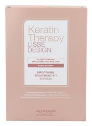 Milano Keratin Therapy Lisse Design Smoothing Treatment Σετ Θεραπείας Μαλλιών με Κερατίνη 3τμχ Alfaparf