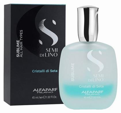 Semi Di Lino Crystalli Di Seta Serum Αναδόμησης για Όλους τους Τύπους Μαλλιών 45ml Alfaparf Milano