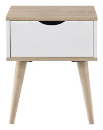 Alida Ξύλινο Λευκό / Sonoma 40x36x50cm Ε7340,2 - Woodwell